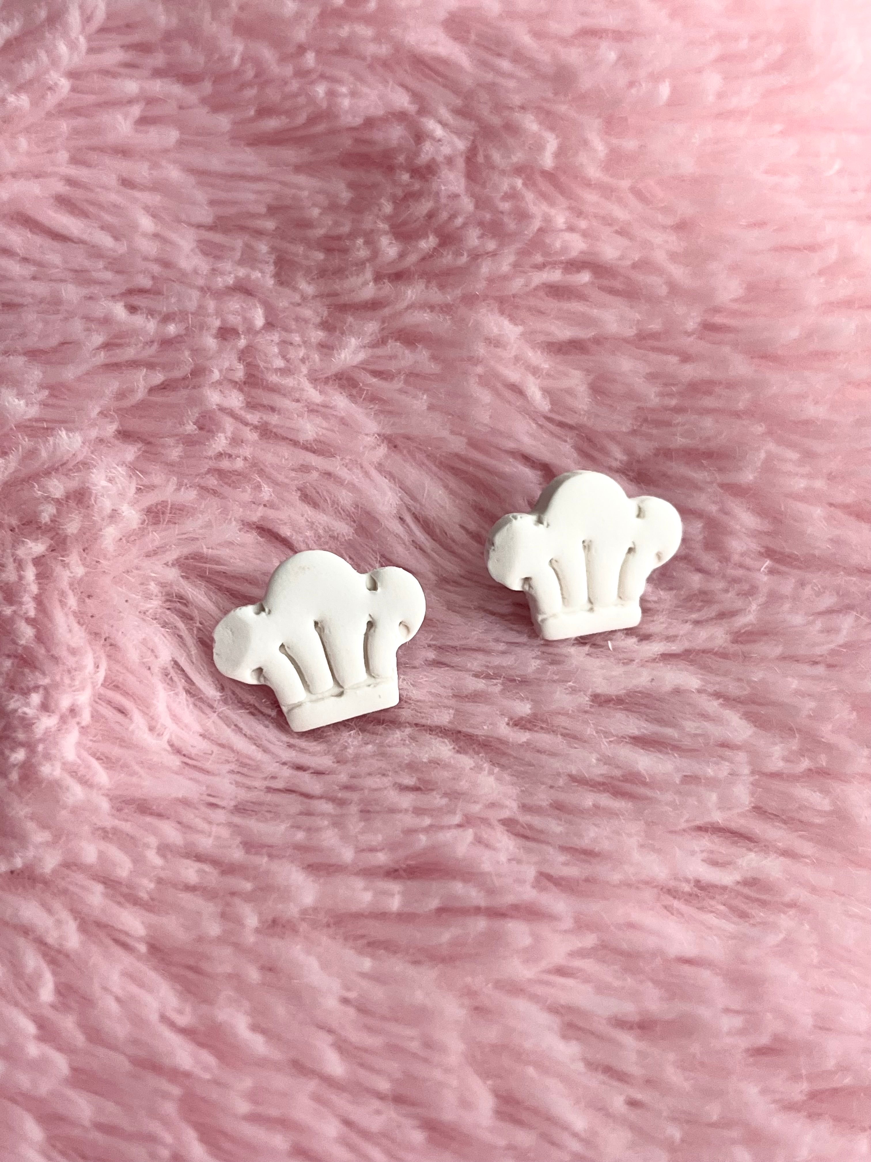 Chef's hat studs